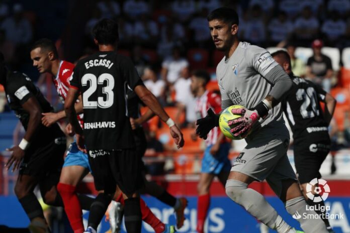 Dani Barrio y Alberto Escassi durante el partido en Lugo