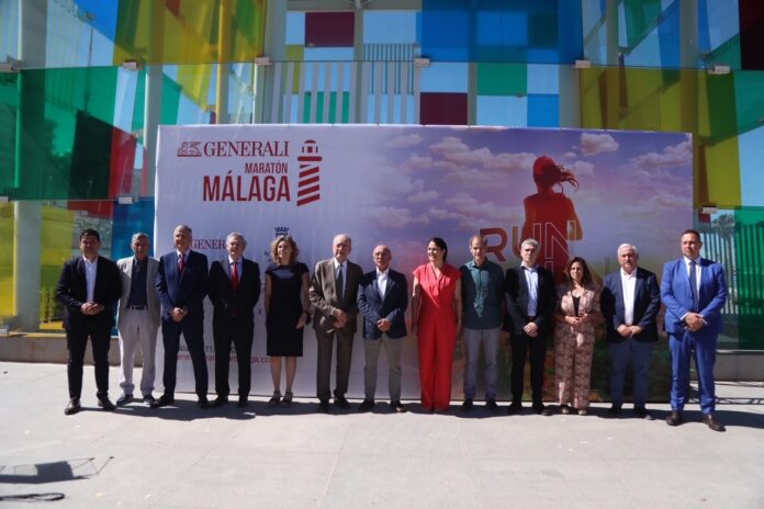 Presentación del Maratón de Málaga que se celebra el 11 de diciembre con nuevo patrocinador AYUNTAMIENTO DE MÁLAGA