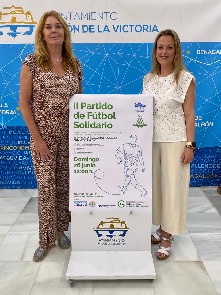 El Área de Bienestar Social de Rincón de la Victoria apoya el II Partido de Fútbol Solidario a beneficio de la Asociación Española Contra el Cáncer El Área de Bienestar Social de Rincón de la Victoria apoya el II Partido de Fútbol Solidario a beneficio de la Asociación Española Contra el Cáncer