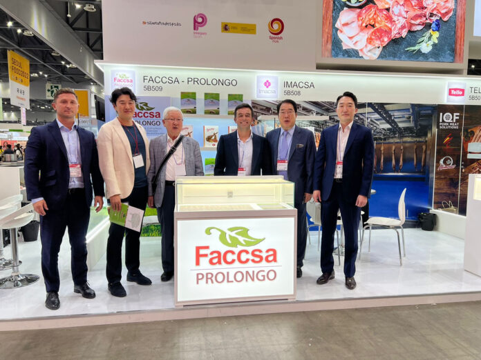 La empresa Faccsa-Prolongo presente en la feria de alimentos Seoul Food and Hotel 2022