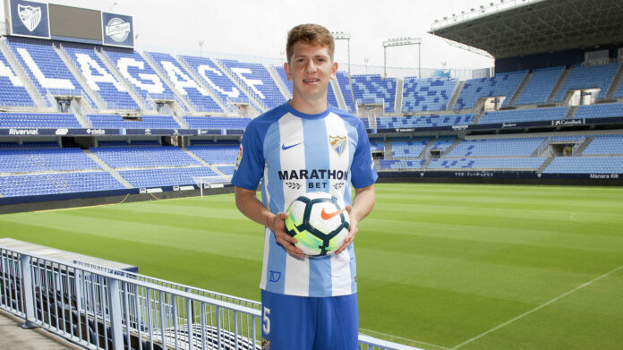 Esteban Rolón en su presentación como jugador del Málaga CF | MCF