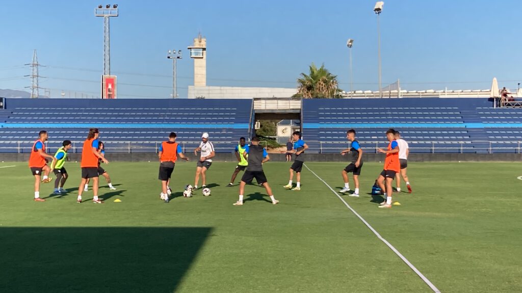 El Atlético Malagueño disputó este sábado un amistoso con el primer equipo en la Federación | JM