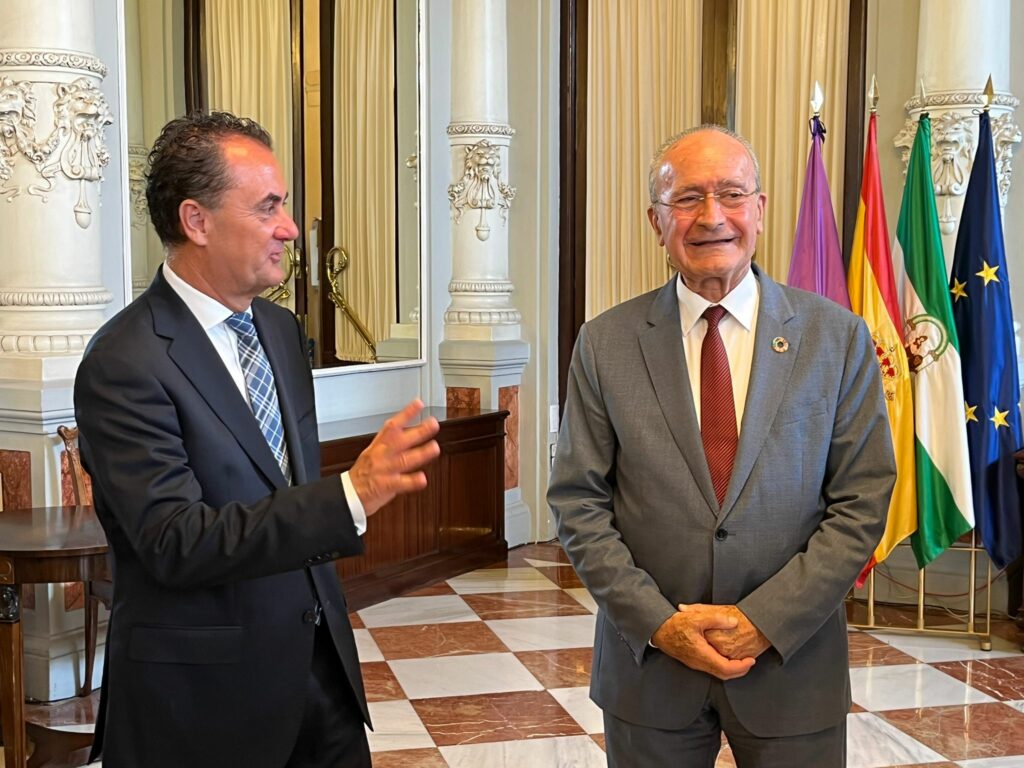 Francisco de la Torre junto a José María Muñoz