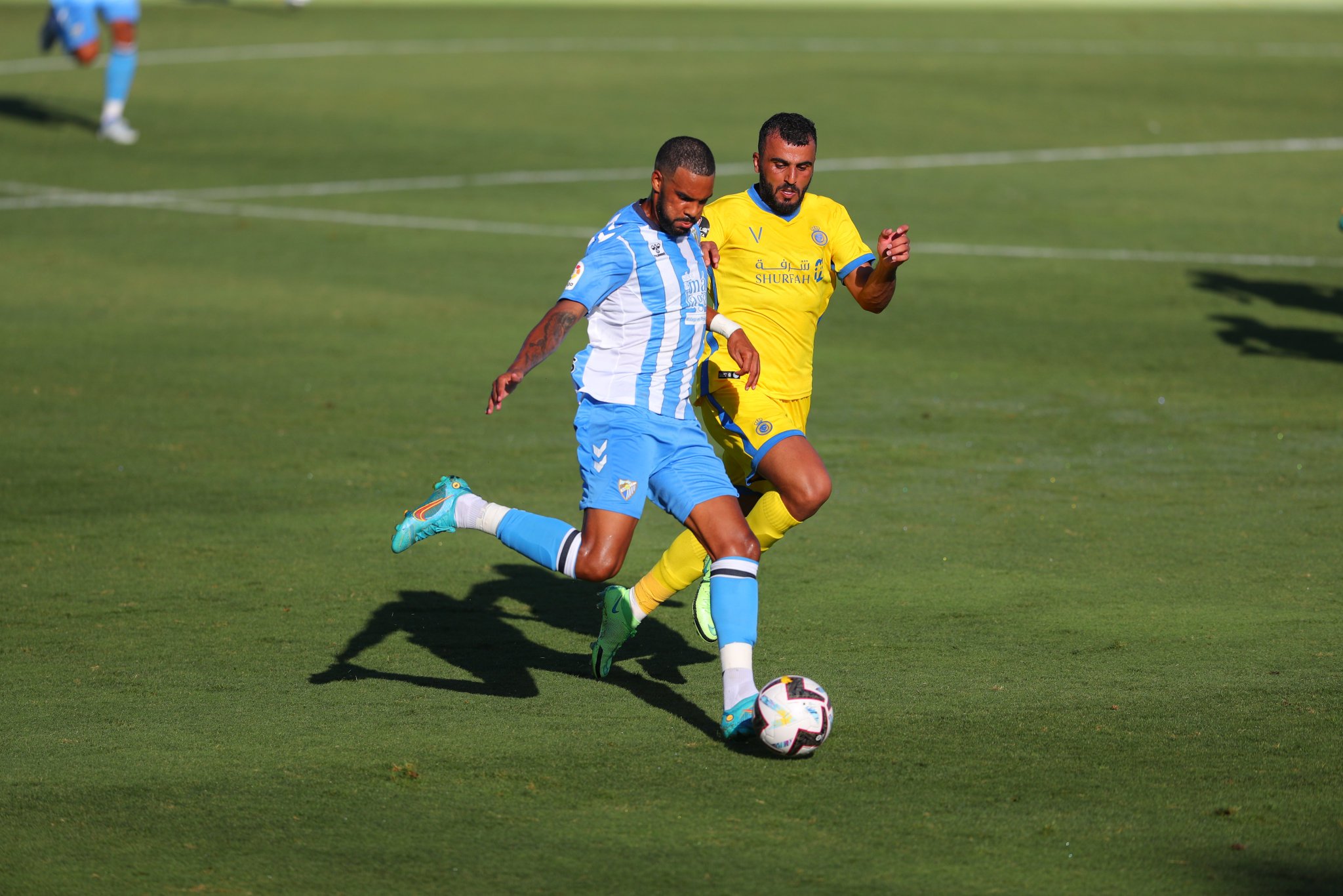 Jonas Ramalho, en una acción de partido ante el Al-Nassr