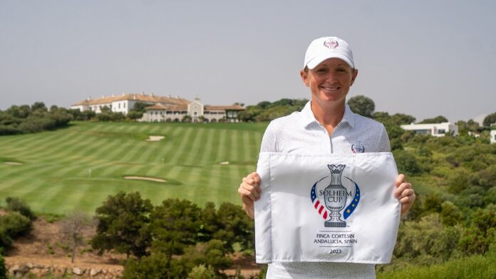 Stacy Lewis, la capitana del equipo de EE.UU., inspeccionó el recorrido de la Costa del Sol en el que se disputará el torneo más importante del golf femenino por primera vez en España el próximo año