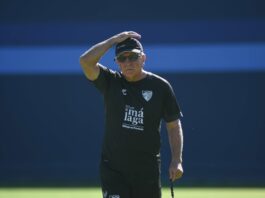 Antonio Tapia en pleno entrenamiento en el Anexo | Javier Díaz