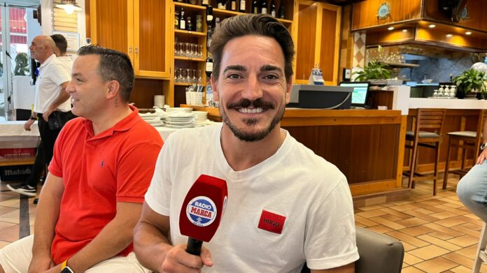 Damián Quintero en la entrevista con Radio MARCA Málaga