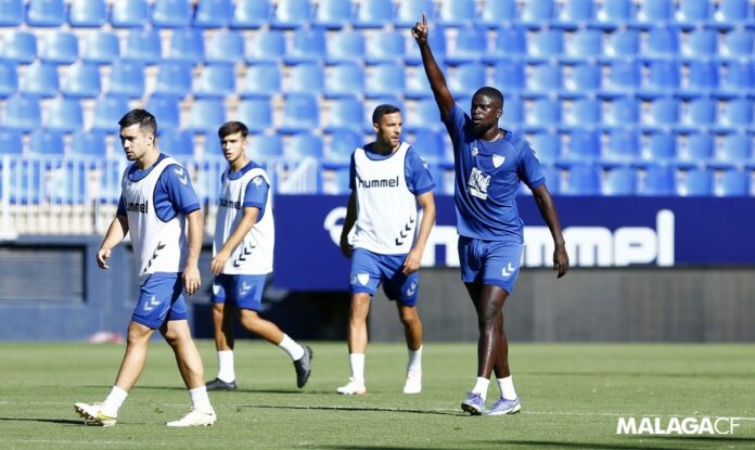 Alfred N'Diaye junto a Burgos, Ramón y el canterano Pablo Arriaza | MCF