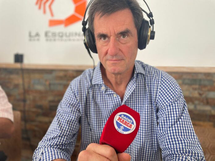 Gonzalo Hervás en la entrevista con Radio MARCA Málaga