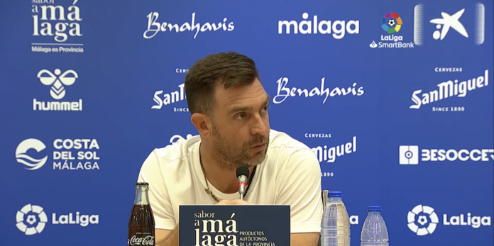 Pablo Guede tras la derrota ante el Albacete