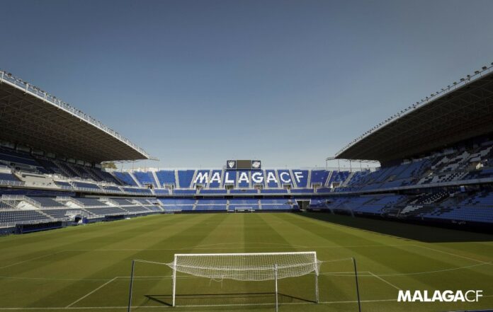 Portería del Málaga CF