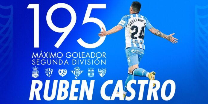 Nuevo récord de Rubén Castro con la camiseta blanquiazul