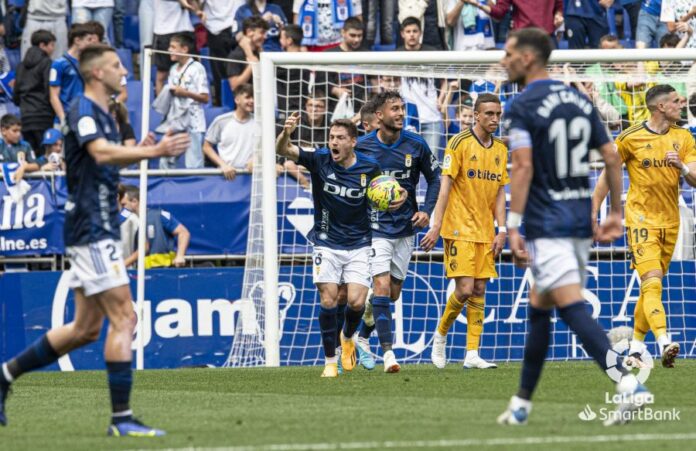 Gol de Manu Vallejo para el Oviedo ante la Ponfe