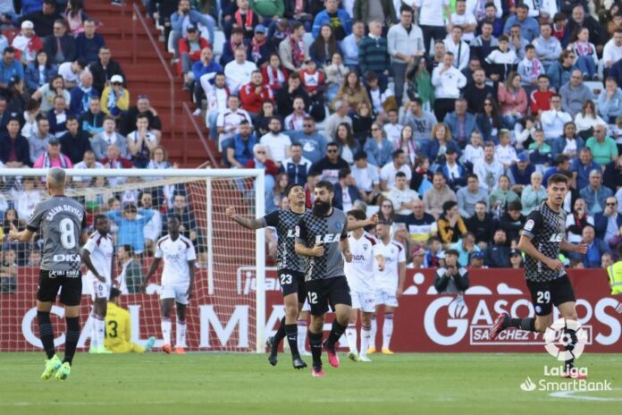 Gol de un exjuugador del Málaga, Abqar, con el Alavés