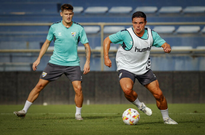 Sangalli entrena con el Málaga