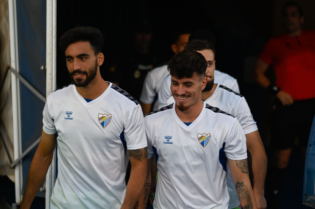 Juande y Murillo, suplentes en el partido ante el Recre | Javier Díaz