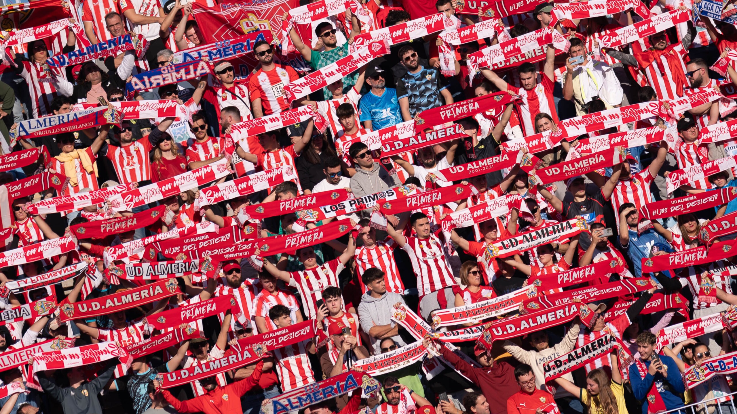 Las entradas destinadas a la UD Almería se han vendido en menos de diez minutos, por lo que se espera marea rojiblanca en el derbi. || Foto: Radio MARCA Málaga