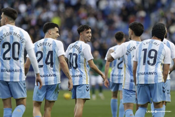 gol málaga viral segunda ferrol lobete juanpe larrubia