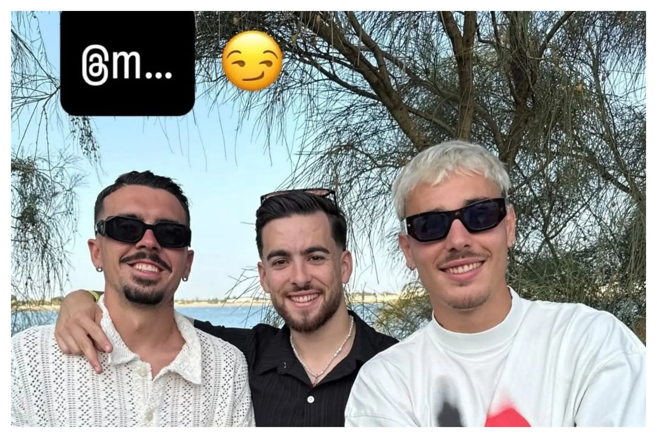 RAMÓN ENRÍQUEZ CON JOAQUÍN MUÑOZ Y HUGO VALLEJO