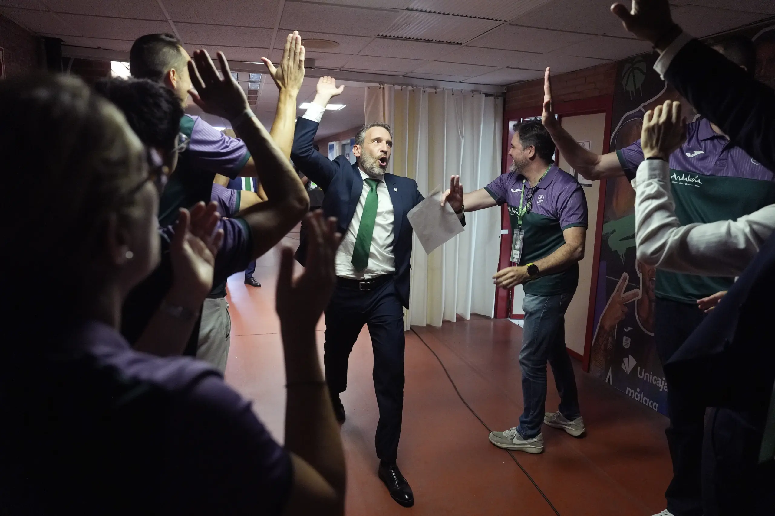 IBON NAVARRO TRAS ELIMINAR AL BARÇA EN EL PLAYOFF