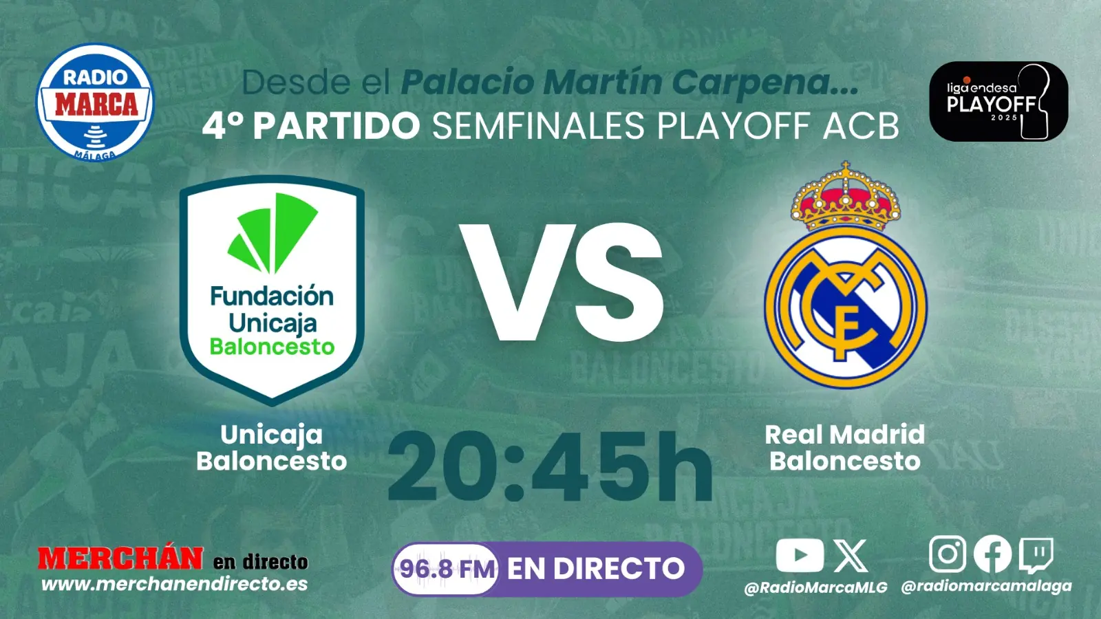 Sigue aquí EN DIRECTO el cuarto partido entre el Unicaja y el Real Madrid