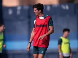 CARLOS DOTOR EN SU PRIMER ENTRENAMIENTO