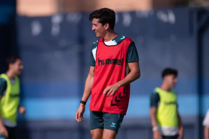 CARLOS DOTOR EN SU PRIMER ENTRENAMIENTO