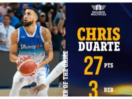 CHRIS DUARTE COMIENZA EL PLAYOFF EN PUERTO RICO CON EXHBICIÓN Y VICTORIA: 27 PUNTOS Y 30 DE VALORACIÓN