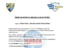 recogida firmas plataforma MCF