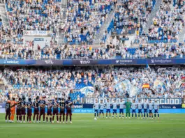 MÁLAGA CF VS SD EIBAR MINUTO DE SILENCIO