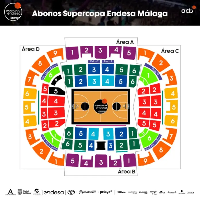 ABONOS SUPERCOPA ENDESA DE MÁLAGA SEPTIEMBRE