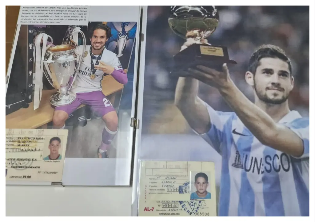 CUADRO DE ISCO EN EL TOMILLAR CON RECUERDOS EN EL MADRID Y MÁLAGA CF