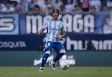 El Málaga baraja un posible escenario de cinco meses sin Luismi Sánchez