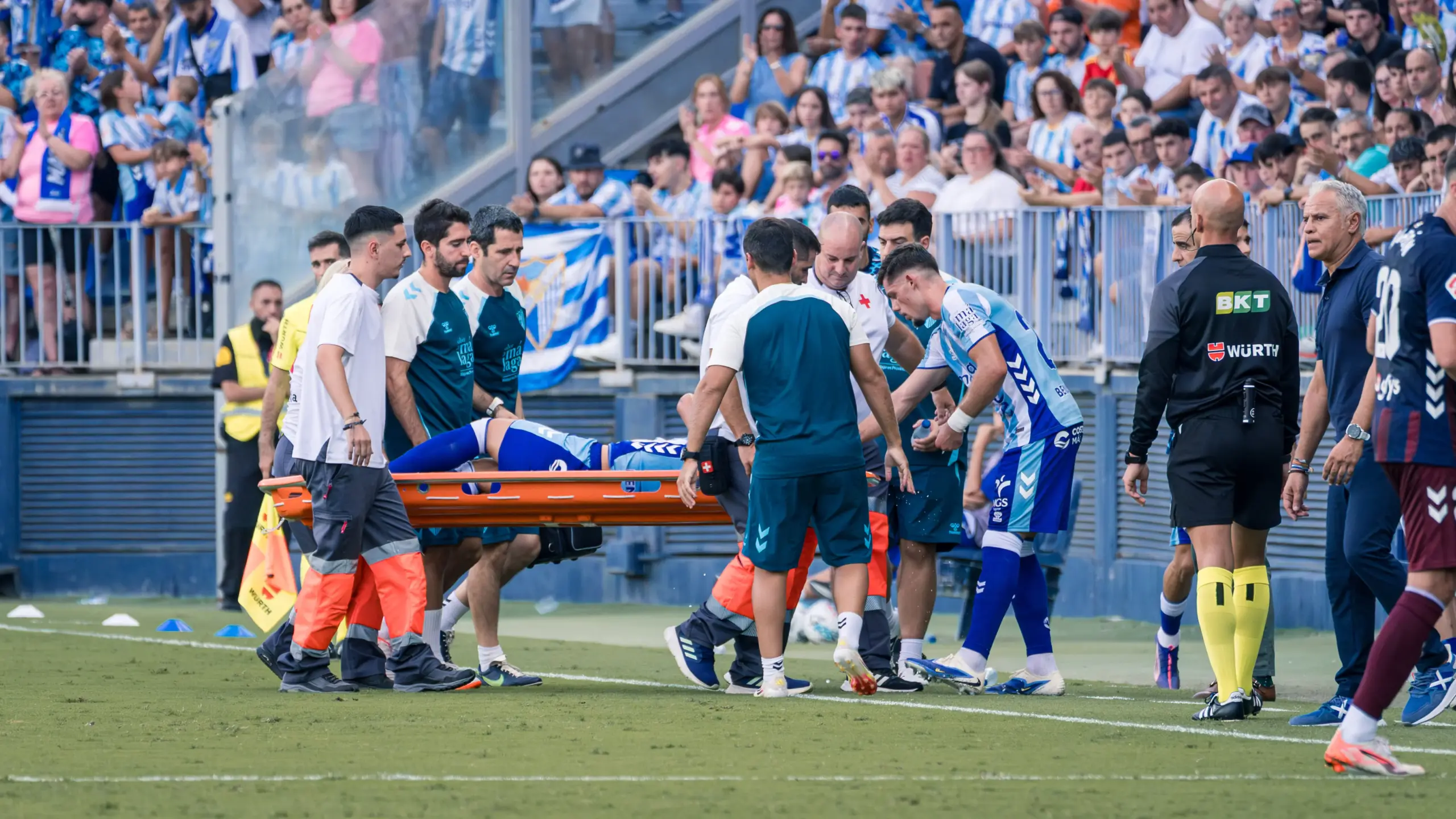 Plaga de bajas de la temporada del Málaga CF: La mitad de la plantilla, afectada