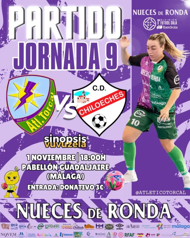 El Nueces de Ronda Atlético Torcal se mide al CD Chiloeches en un partido de urgencias para ambos equipos