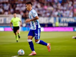 CHUPETE TRAS EL DOBLETE ANTE EL DEPORTIVO