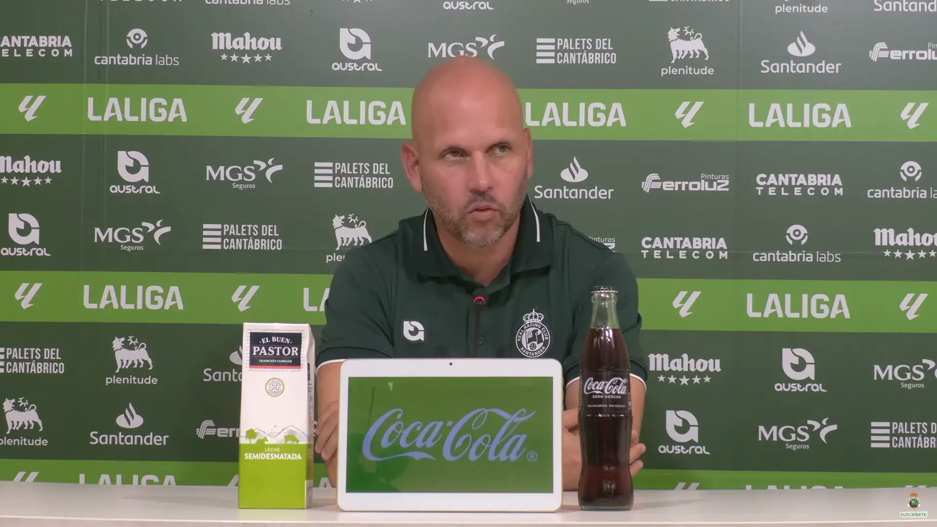 JOSÉ ALBERTO LÓPEZ PREVIA RACING VS MÁLAGA