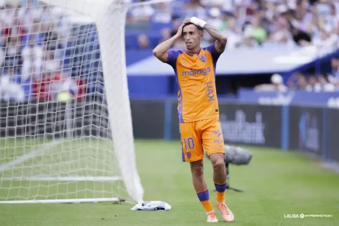 EL MÁLAGA CF PIERDE FUELLE LEJOS DE LA ROSALEDA