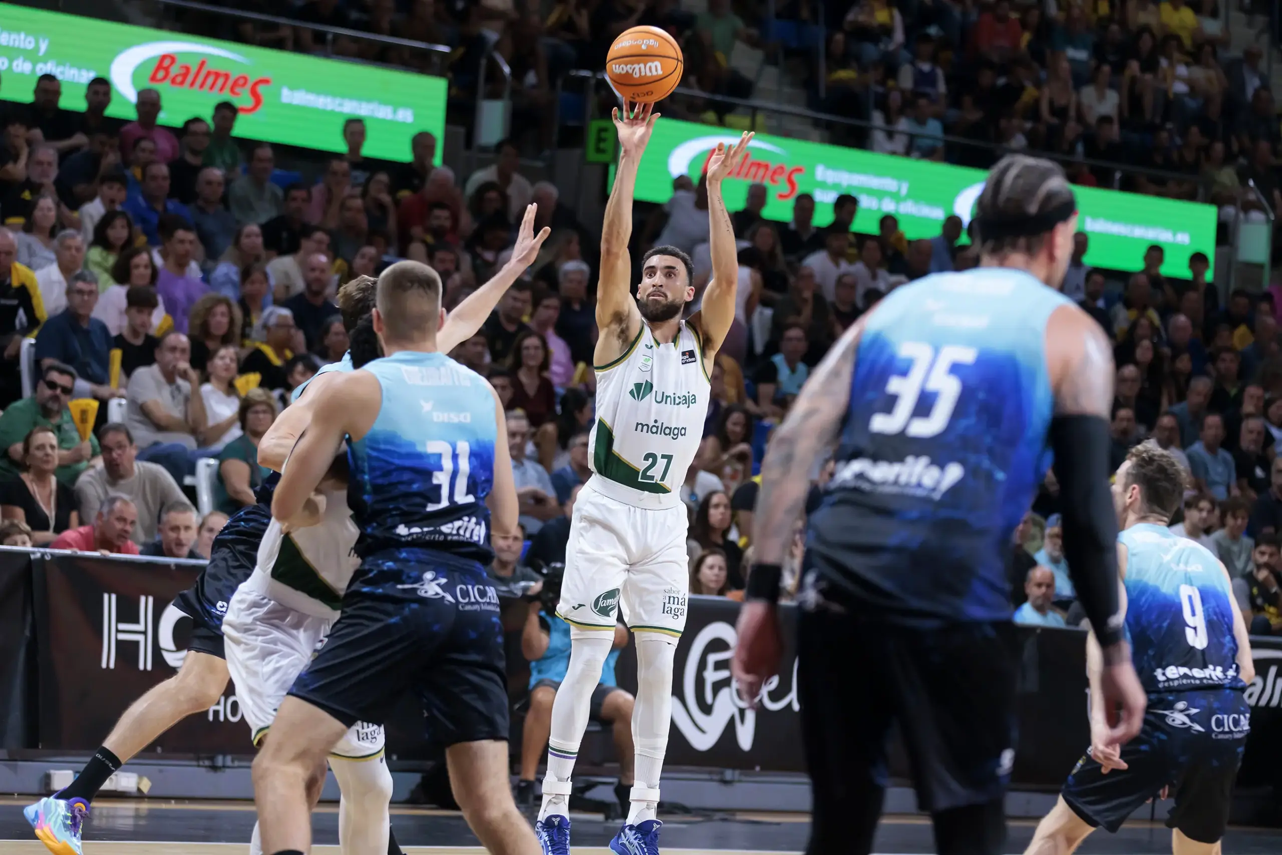 Estas son las notas y el 1x1 del Unicaja ante el Tenerife