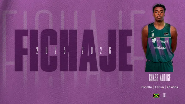 OFICIAL: El Unicaja ficha a Chase Audige para reforzar su parcela exterior