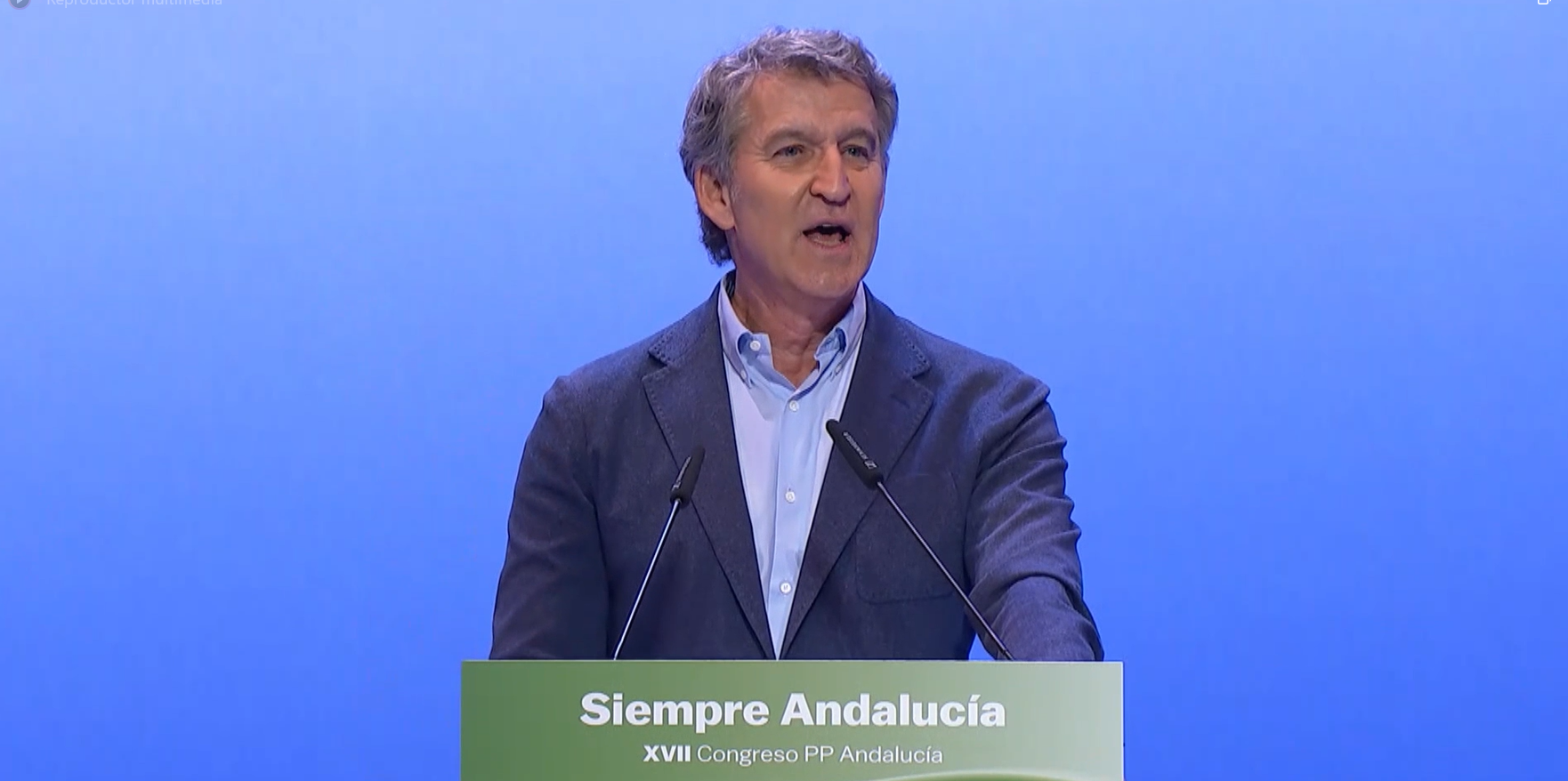 FEIJOO EN LA CLAUSURA DEL CONGRESO ANDALUZ DEL PP