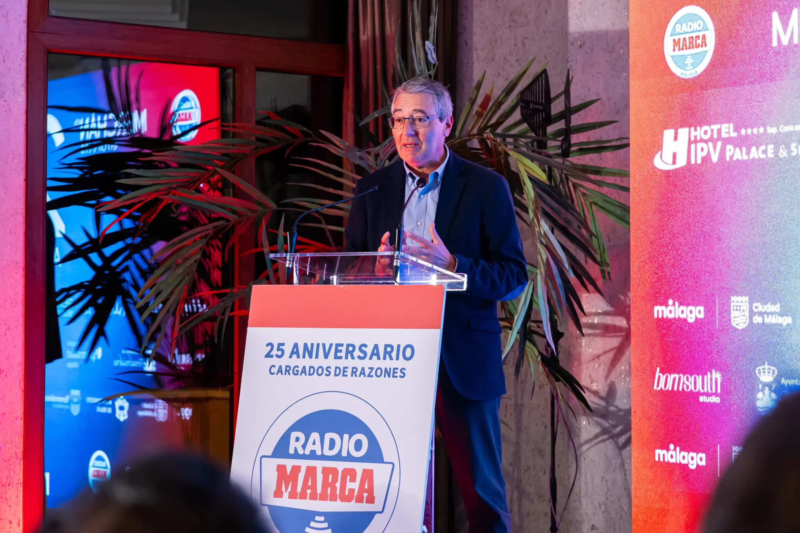Francisco Salado destaca el papel esencial de Radio Marca Málaga en la provincia durante la gala de su 25 aniversario