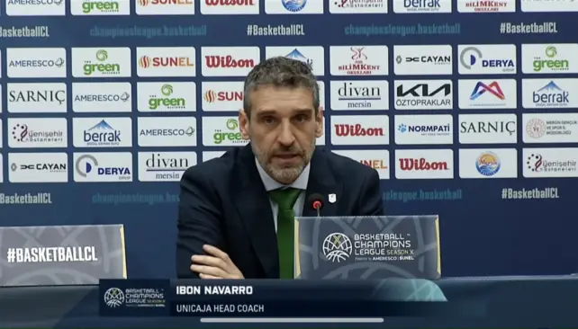 Ibon Navarro, en Mersin: "Hemos defendido sólidos ante un equipo con mucho talento"