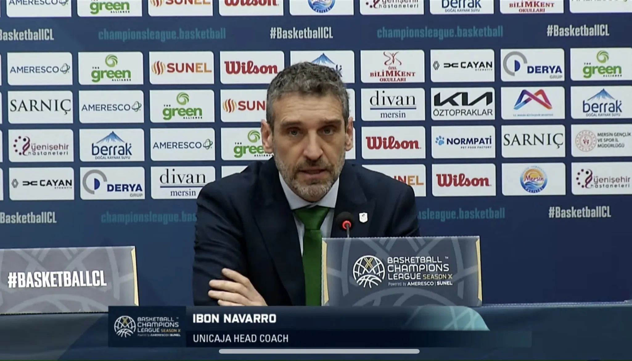 Ibon Navarro, en Mersin: "Hemos defendido sólidos ante un equipo con mucho talento"