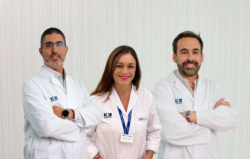 Jefes del Servicio de Urgencias Generales y Pediatricas y el jefe del Servicio de Neumologia