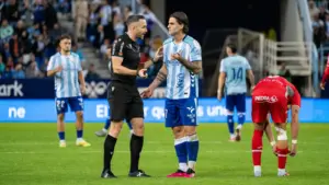 MANUEL JESUS CID ORELLANA EXPLICA A JAUREGI EL GOL ANULADO