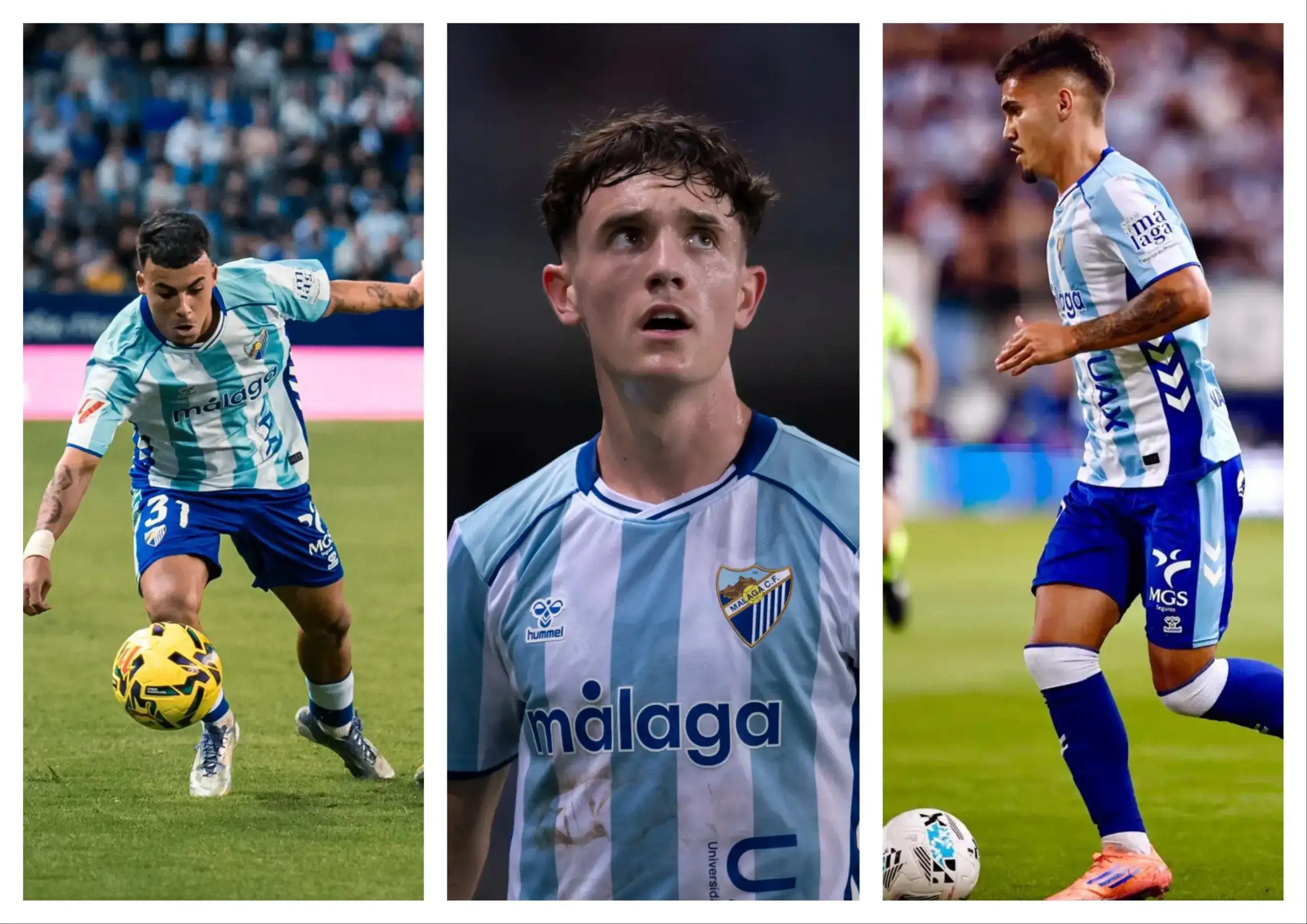Aarón Ochoa, Rafita, Chupete... Funes da pistas de la convocatoria y la enfermería del Málaga CF