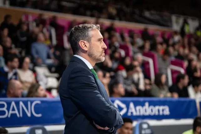 Ibon Navarro, crítico tras la derrota en Andorra. || Foto: Dani Catalán (ACB)