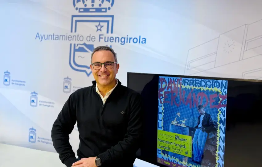 Dani Fernández elige Marenostrum Fuengirola en su primera gira de grandes recintos
