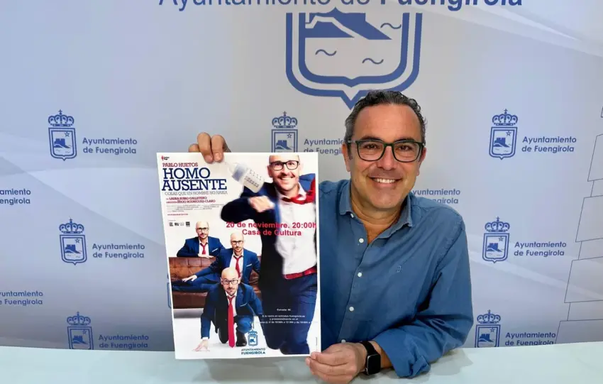 El teatro regresa el 20 de noviembre a la Casa de la Cultura de Fuengirola con la obra ‘Homo ausente. Cosas que un hombre no haría’